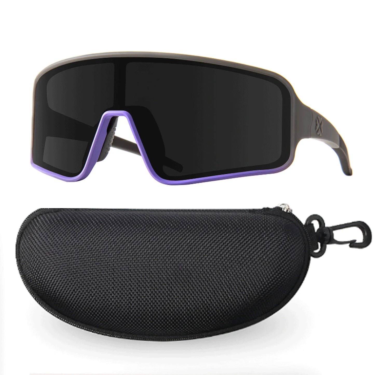 JULI Polarized Classic Sports Sunglasses - Ultralight Rimless Rectangle Frame for Men, Fishing & Driving, UV400 Protection (MJ8009)