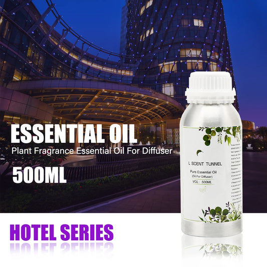 500ml Essential Oils for Diffusers - Perfume Oil & Air Freshener for Home & Hotel Fragrance Devices