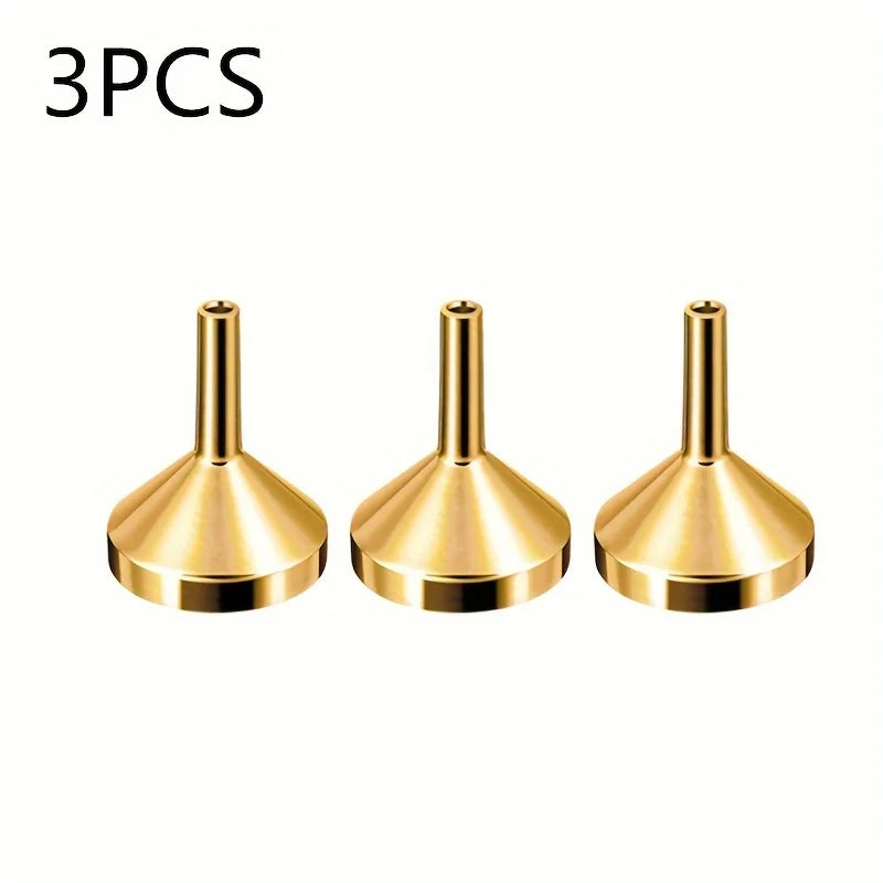 1/3/5PCS Mini Refillable Perfume Bottle Funnels — Travel Perfume Bottles with Bottom Fill Dispenser