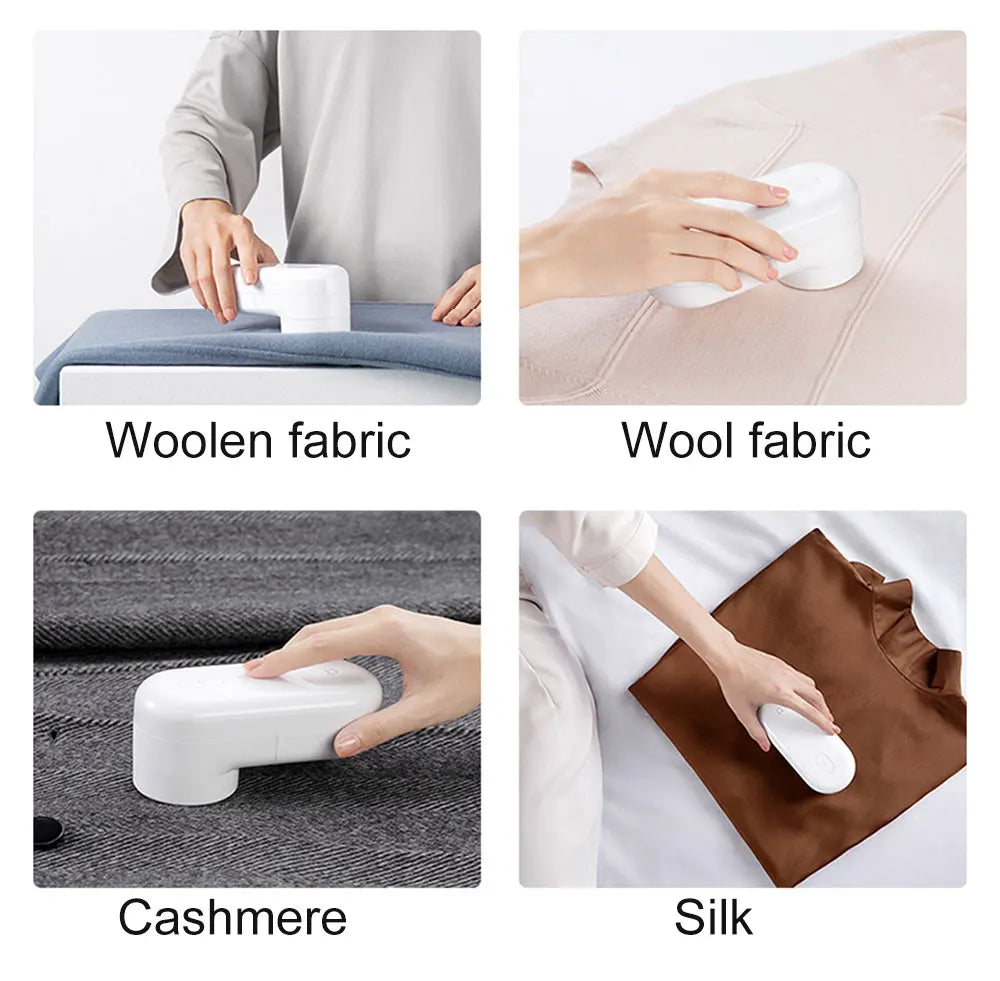 Portable XIAOMI MIJIA Rechargeable Fabric Lint Remover – Clothes & Sweater Fluff Shaver Pellets Cleaner