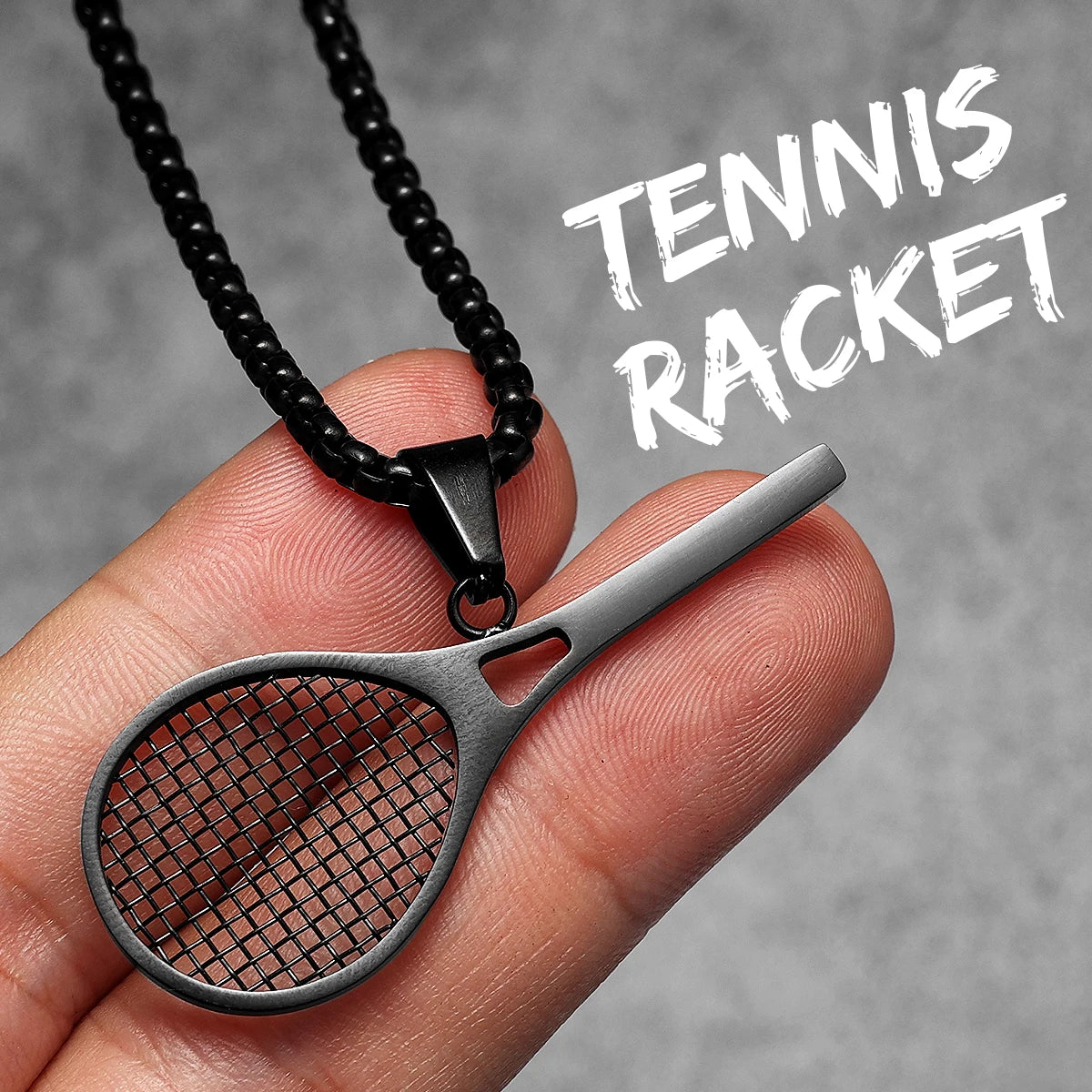 Messi, Ronaldo, Mbappé Football Jersey Necklace – Stainless Steel Dumbbell Pendant Chain for Men, Punk Gym Style