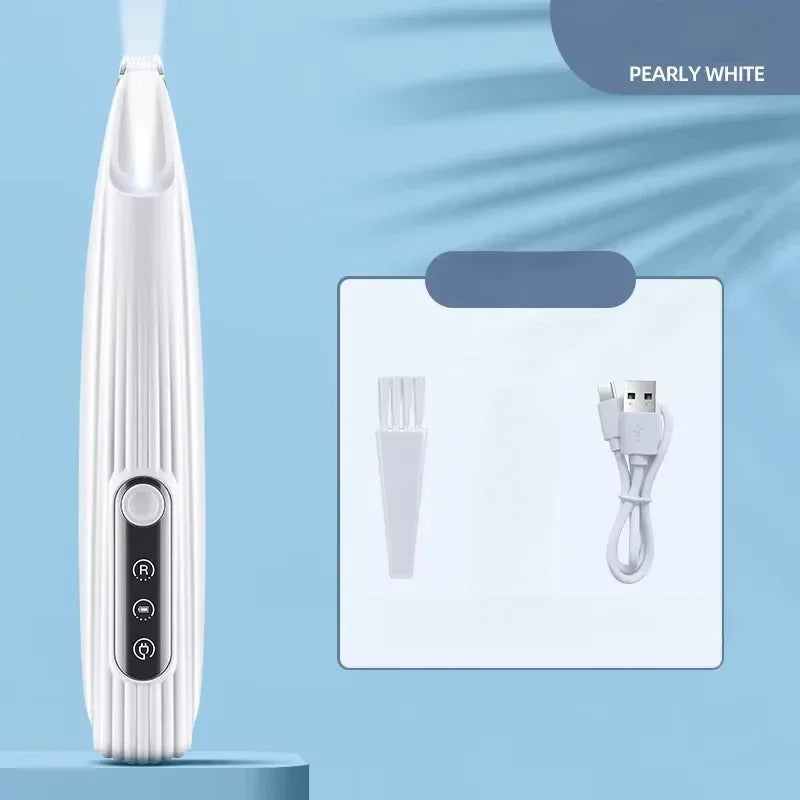 Type-C Dog Paw Trimmer - Waterproof Pet Hair Clippers with LED Light & Display, 18mm Wide Blade Grooming Tool
