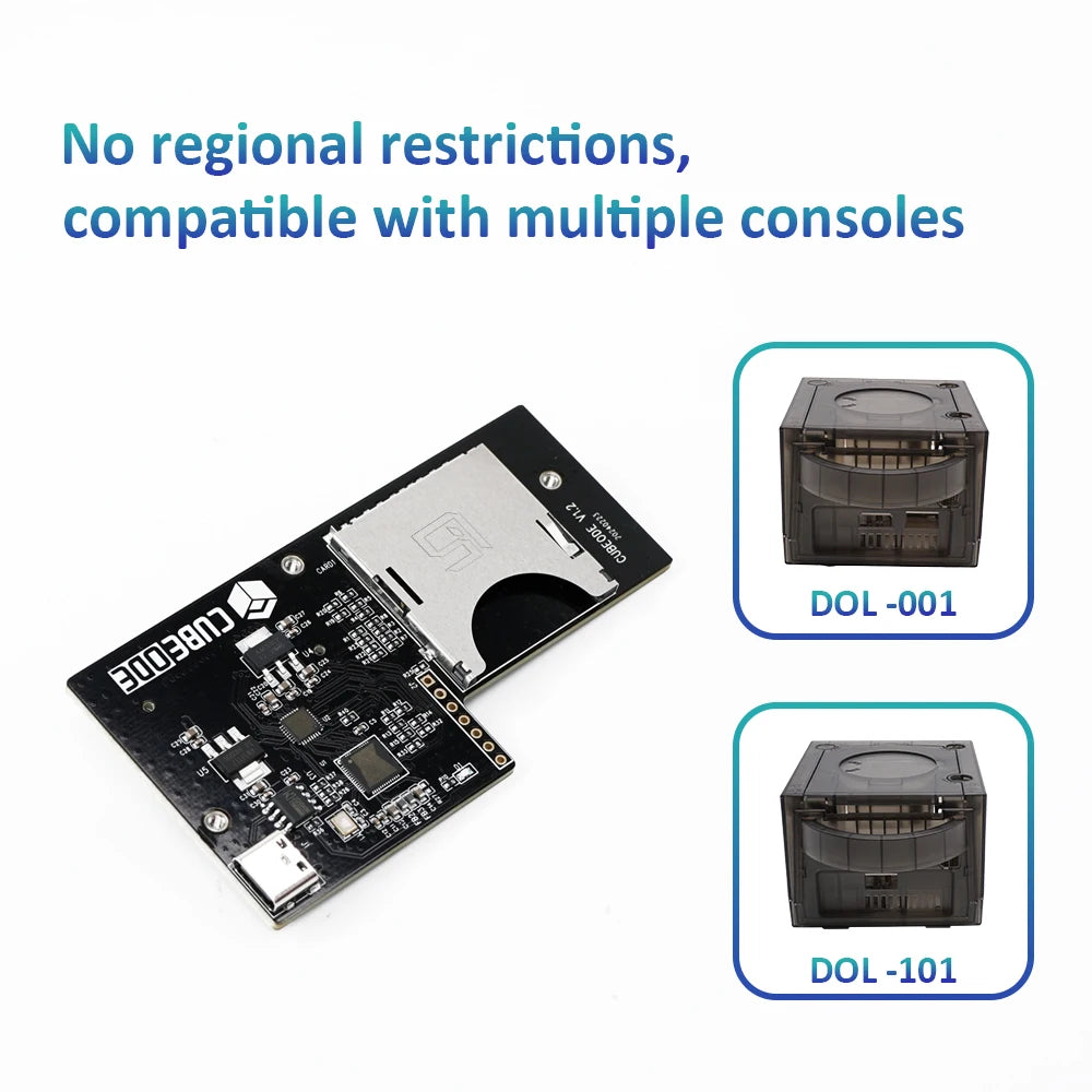 RetroScaler CUBEODE V1.2 Optical Drive Emulator – GameCube GC Loader S ...