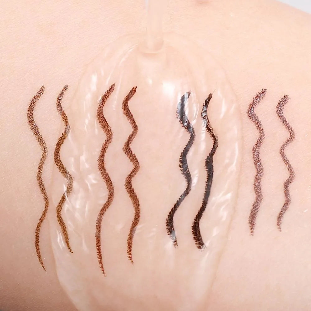 Waterproof Quick-Dry Liquid Eyeliner – Ultra-Fine Matte Black/Brown Long-Lasting Eye Makeup Gift