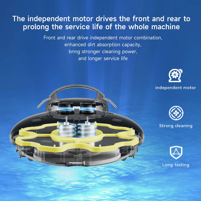 Lydsto Cordless Robotic Pool Cleaner - Automatic Swimming Pool Vacuum, Wireless Operation, Auto-Parking Feature