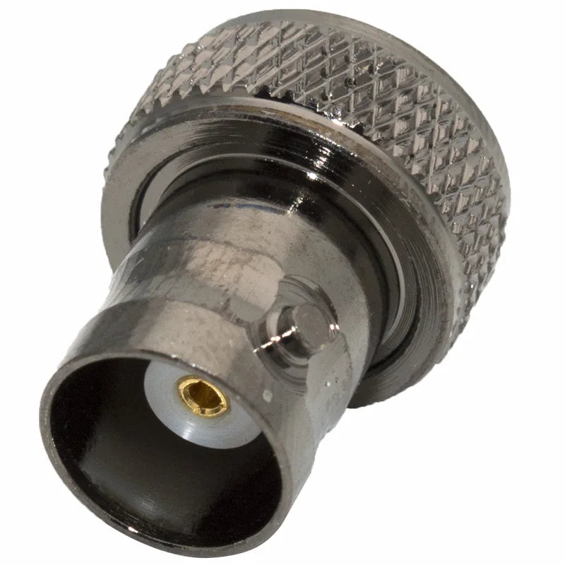 Black BNC Female to SMA Female Adapter – Antenna Connector for Baofeng UV-5R Series Radios (UV-5RA/5RB/5RC/5RD)