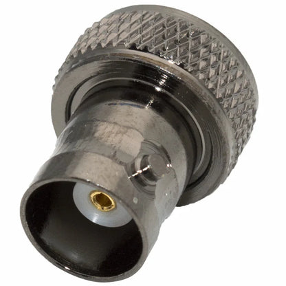 Black BNC Female to SMA Female Adapter – Antenna Connector for Baofeng UV-5R Series Radios (UV-5RA/5RB/5RC/5RD)