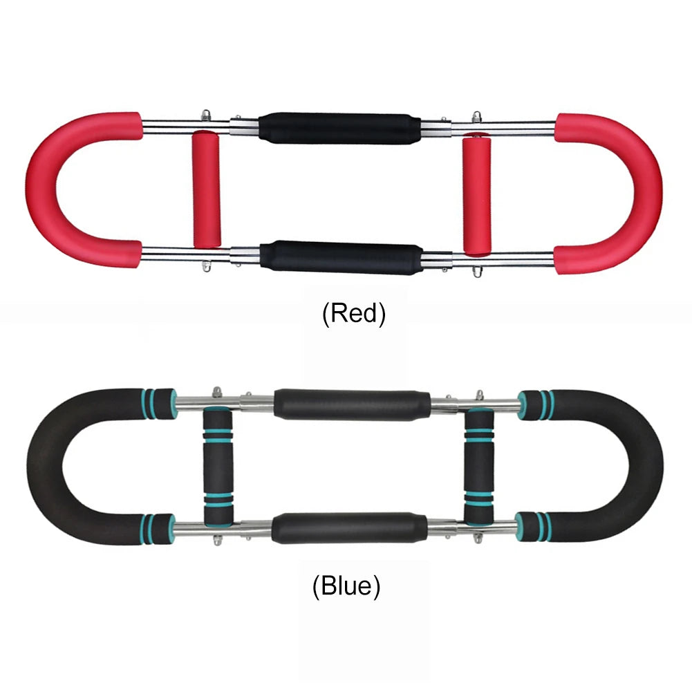 Twister Arm Exerciser — Adjustable Foam Handle Spring Workout Bar for Forearm, Triceps & Chest Training