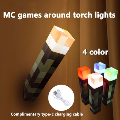 Minecraft Sword Night Light – Color-Changing Table Lamp, Game-Inspired Decorative Gift for Children