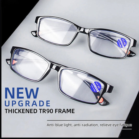 Ultralight Reading Glasses – Anti Blue-Light Presbyopic Eyewear for Hyperopia +1.0 to +4.0