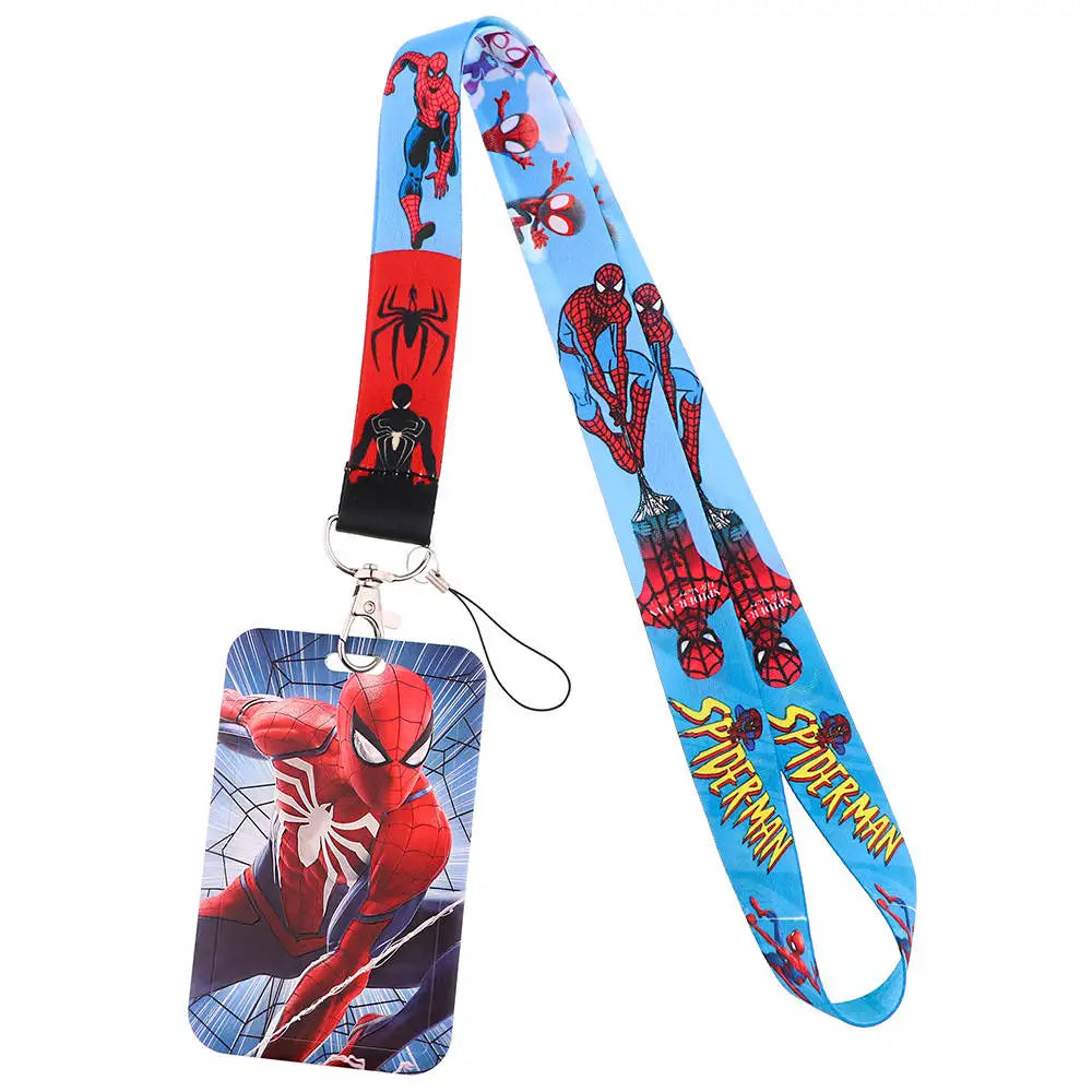 Cartoon Credential Holder Keychain – Cool Lanyard for Key, ID Card, Gym Badge & Cosplay Gift
