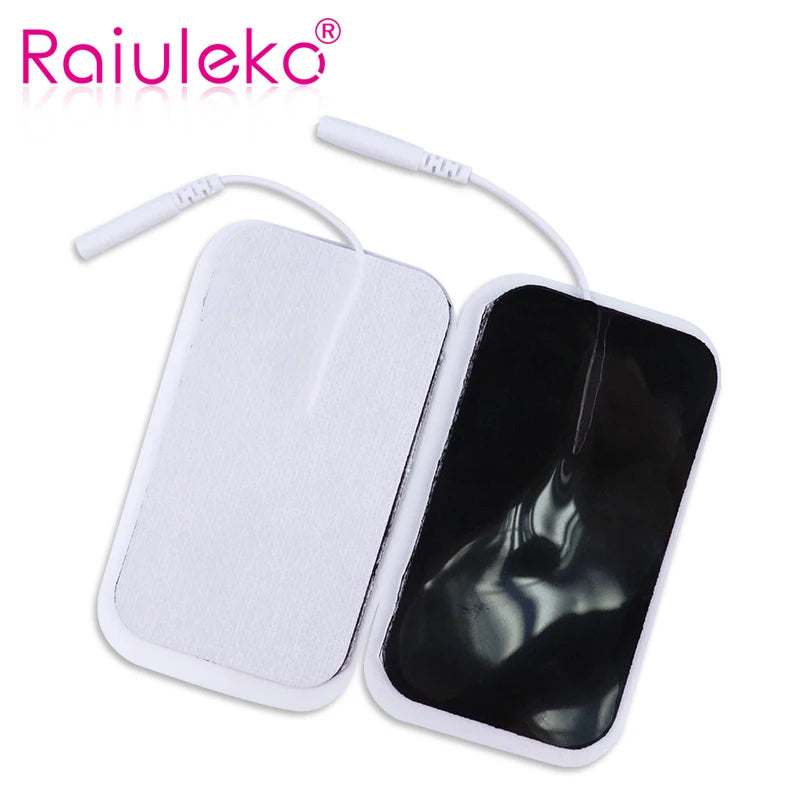 TENS EMS Electrode Pads: Gel Patch for Electrode Stickers - Physiotherapy Massager for Nerve & Muscle Stimulation