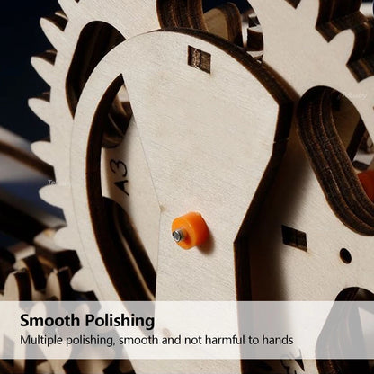 3D Wooden Puzzle DIY Mechanical Model Kit – Marble Run Set with 4 Balls, Assemble Toys for Adults & Kids, Unique Gifts