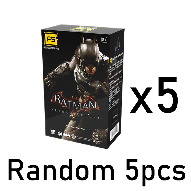 F5 Batman Arkham Knight Action Figures – 7 Styles, 10cm Blind Box Model Collectibles for Boys