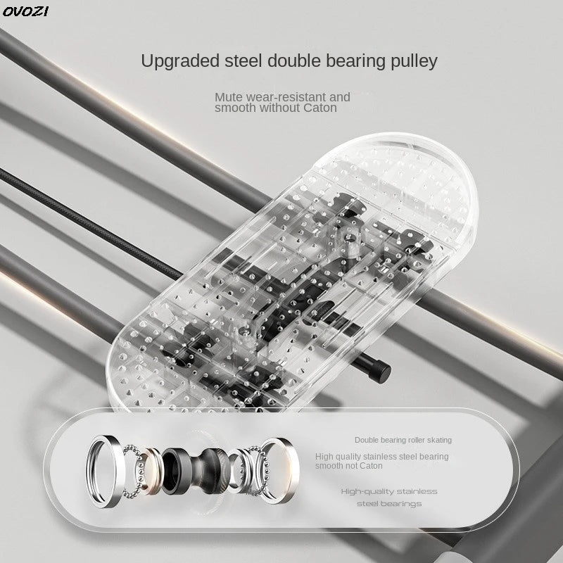 OVOZI Home Ski Machine – Fitness Equipment for Pelvic Floor & Leg Muscle Training, Slimming & Toning