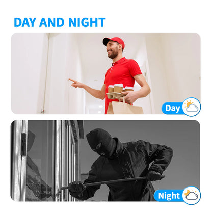 Fingerprint 5-in-1 WiFi Video Doorbell — Tuya Smart 1080P Touch Intercom System for Home Security