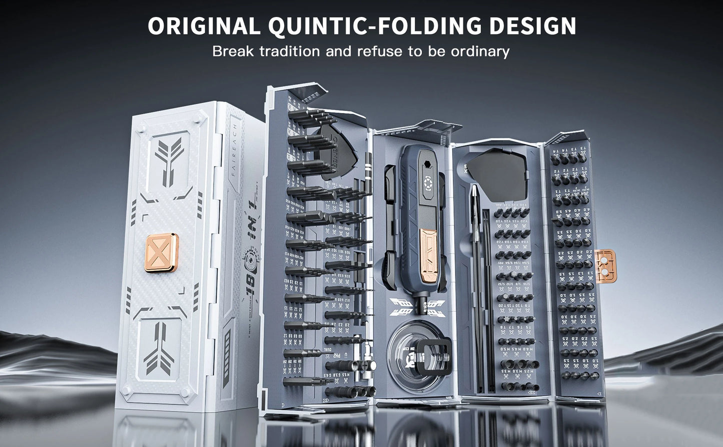 180-in-1 Precision Screwdriver Set – Magnetic Bits, Professional Repair Tool Kit for iPhone, Watch, Glasses & More with Storage Box