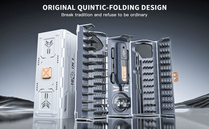 180-in-1 Precision Screwdriver Set – Magnetic Bits, Professional Repair Tool Kit for iPhone, Watch, Glasses & More with Storage Box