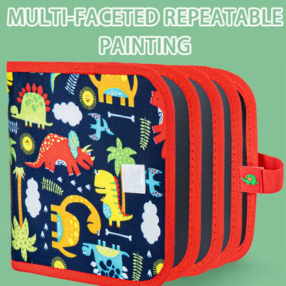 Erasable Doodle Book for Kids – Reusable Drawing Pad with 12 Watercolor Pens, Preschool Painting & Writing Set