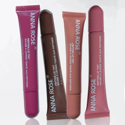 4-Color Lip Balm Set – Long-Lasting Moisturizing Gel with Coffee & Raspberry Lip Care Essence, Perfect Valentine’s Day Gift
