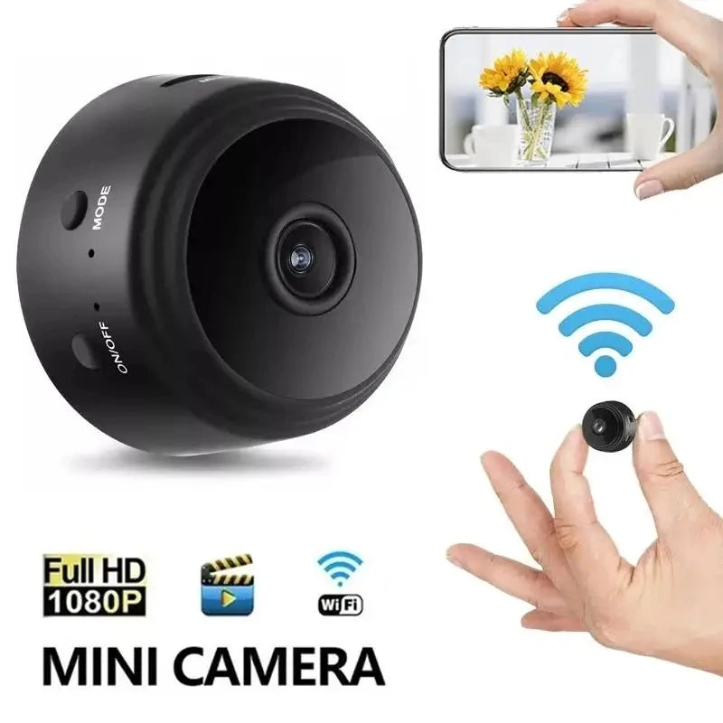 A9 Mini WiFi Surveillance Camera – 1080P HD Night Vision Smart Home Camcorder for Video Monitoring