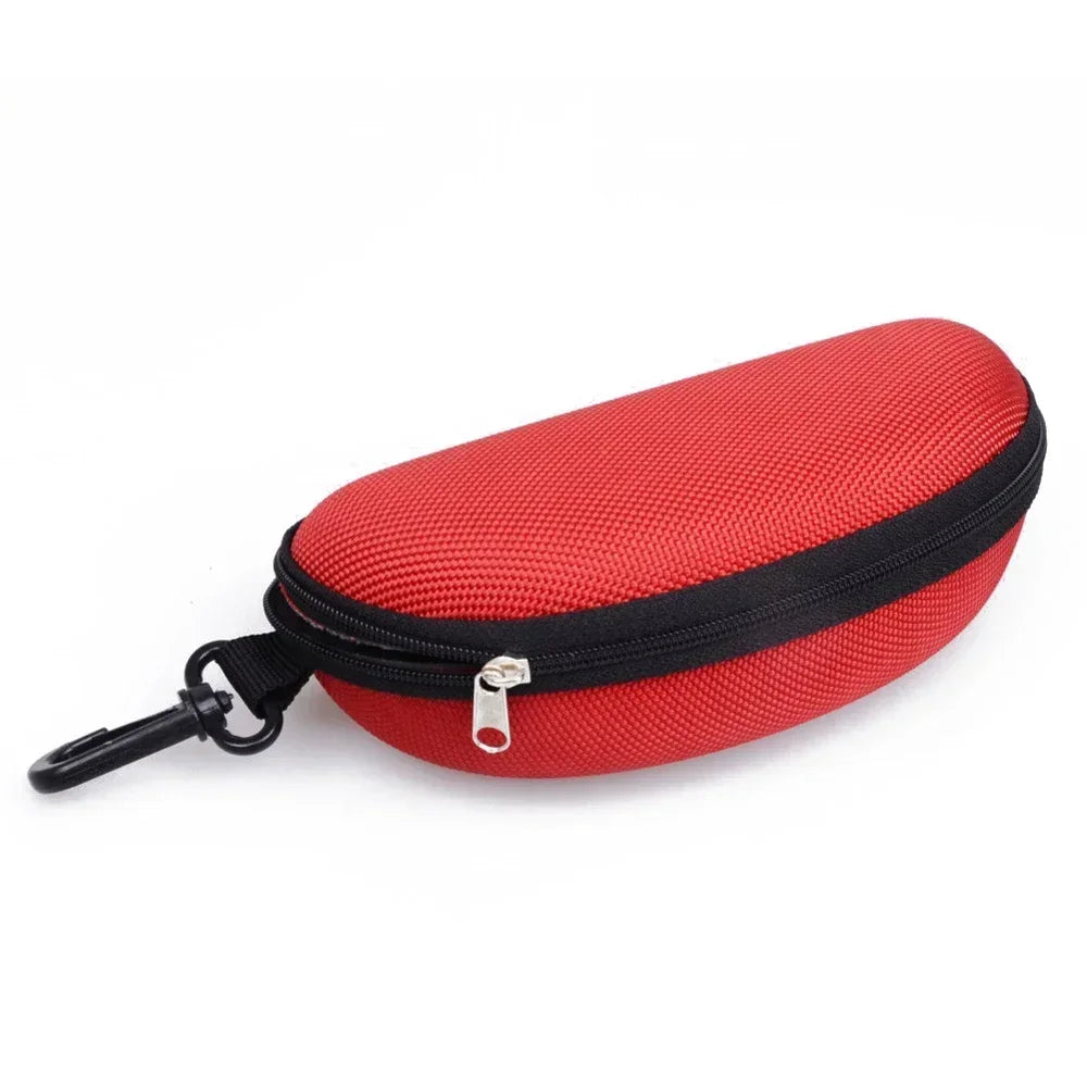 Hard Zipper Sunglasses and Reading Glasses Carry Case: Travel Pack Pouch with 11 Color Options - Convenient Storage Solution