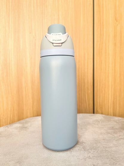 32oz Stainless Steel Thermos Cup – 304 Stainless Steel Sports Water Bottle with Straw