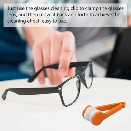 1-4pcs Portable Eyeglass Cleaner Brush – Microfiber Sunglasses & Spectacles Cleaning Tool