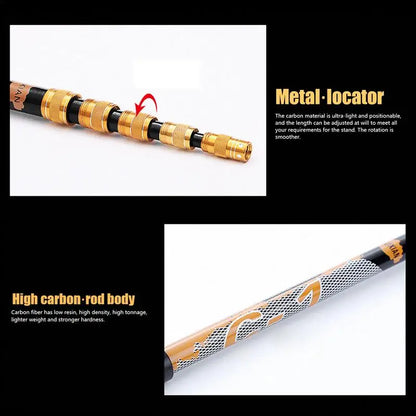 360° Adjustable Telescopic Fishing Rod Holder – Portable Fishing Pole Support Stand Bracket