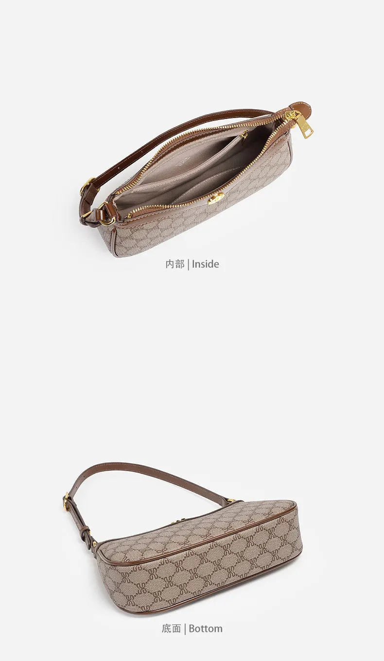 Designer Luxury Women’s Underarm Tote Bag – Fashionable Single-Shoulder Crossbody Bag for Commuting