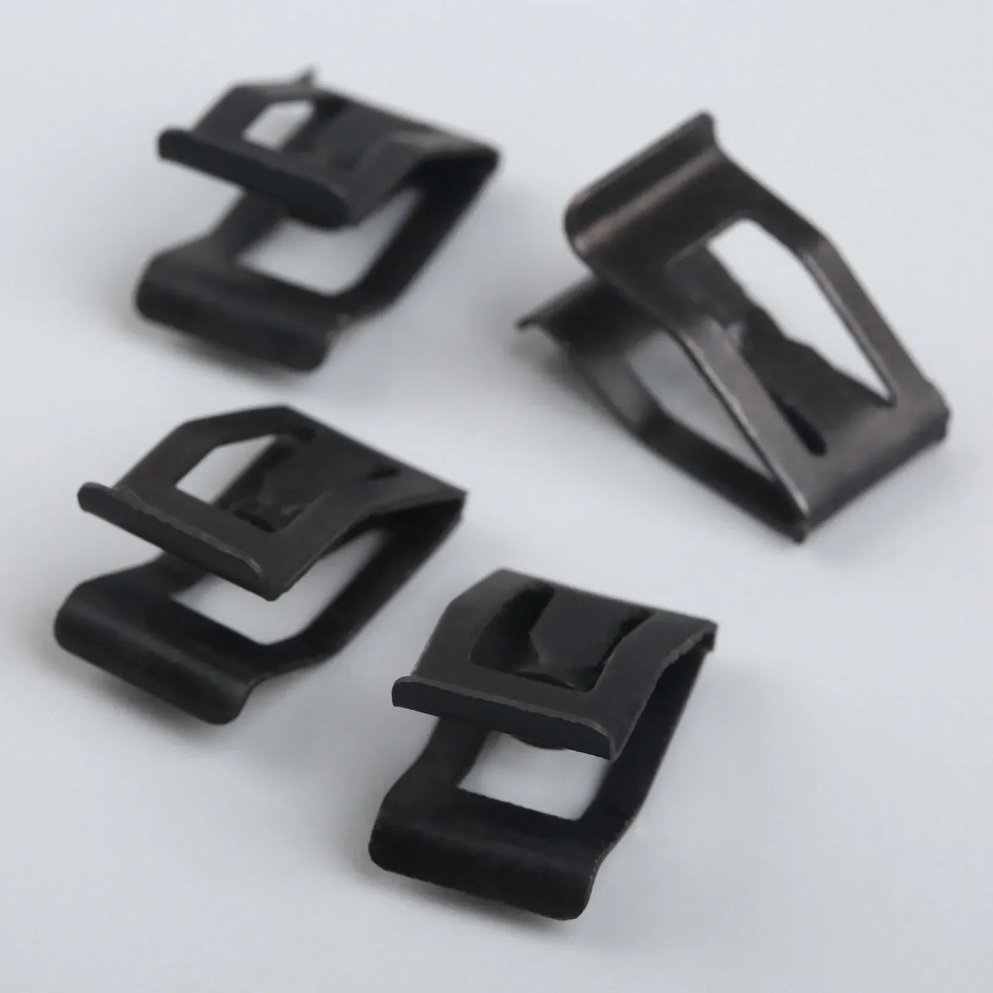 10Pcs Car Dashboard Trim Metal Retainer Clips – Black Fasteners for Ford, Mazda, Audi, Toyota Console Door Fitment