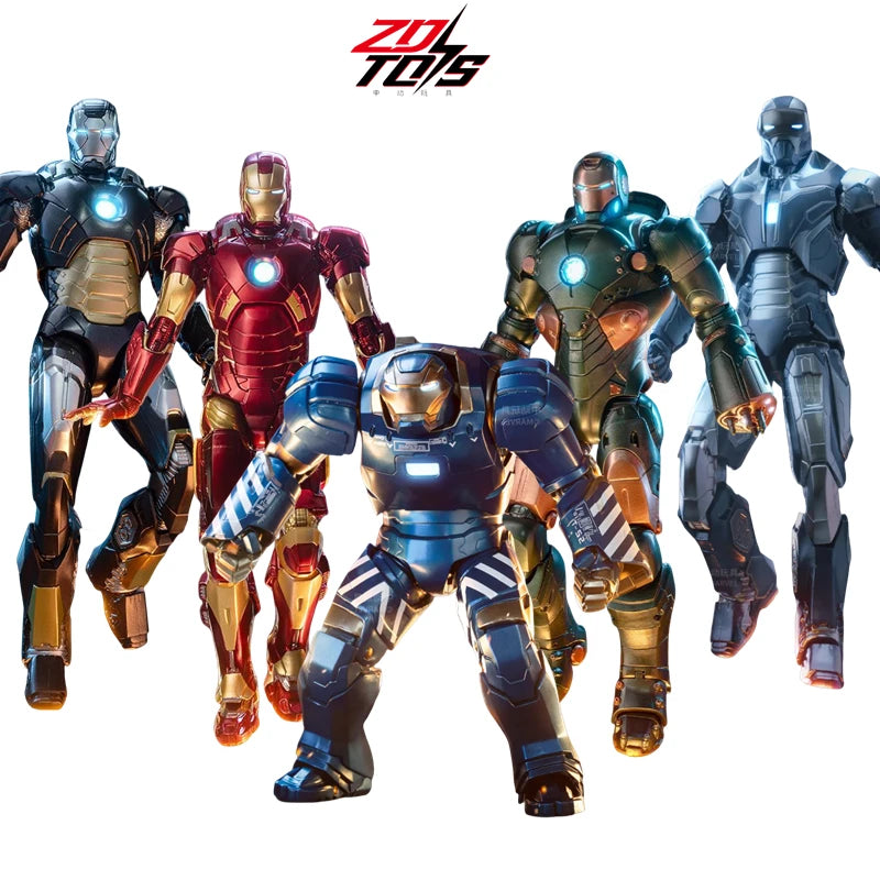 ZDTDS Iron Man & War Machine Legends Action Figures – MK37 Hammerhead, MK12, MK38 Igor, MK9 Iron Patriot Collectible Toy