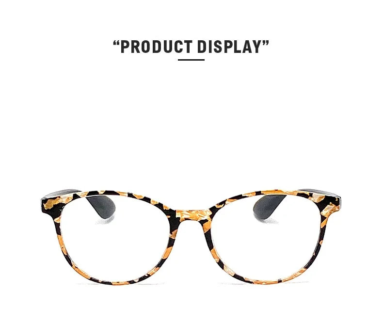 Retro Round Reading Glasses – Vintage Plastic Eyewear for Women, Presbyopia & Hyperopia +1.0 to +3.5