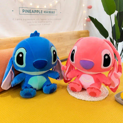 20-60cm Giant Lilo & Stitch Plush – Cartoon Stuffed Anime Toys, Pendant Pillow for Kids Birthday Gift