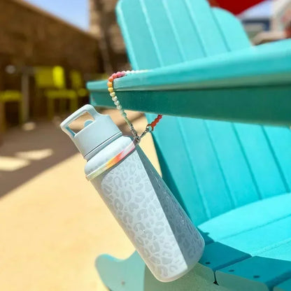 Silicone Water Bottle Handle and Sling Holder - Fits 8-40oz Bottles, Compatible with Stanley Cup Accessories