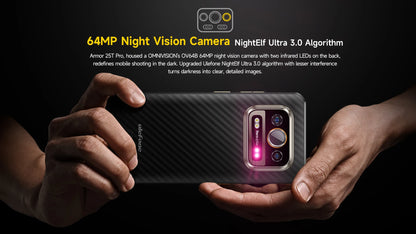 Ulefone Armor 25T Pro 5G Rugged Smartphone – Thermal Imaging, Night Vision, Android 14, 64MP Camera, NFC, Waterproof, 33W Charging