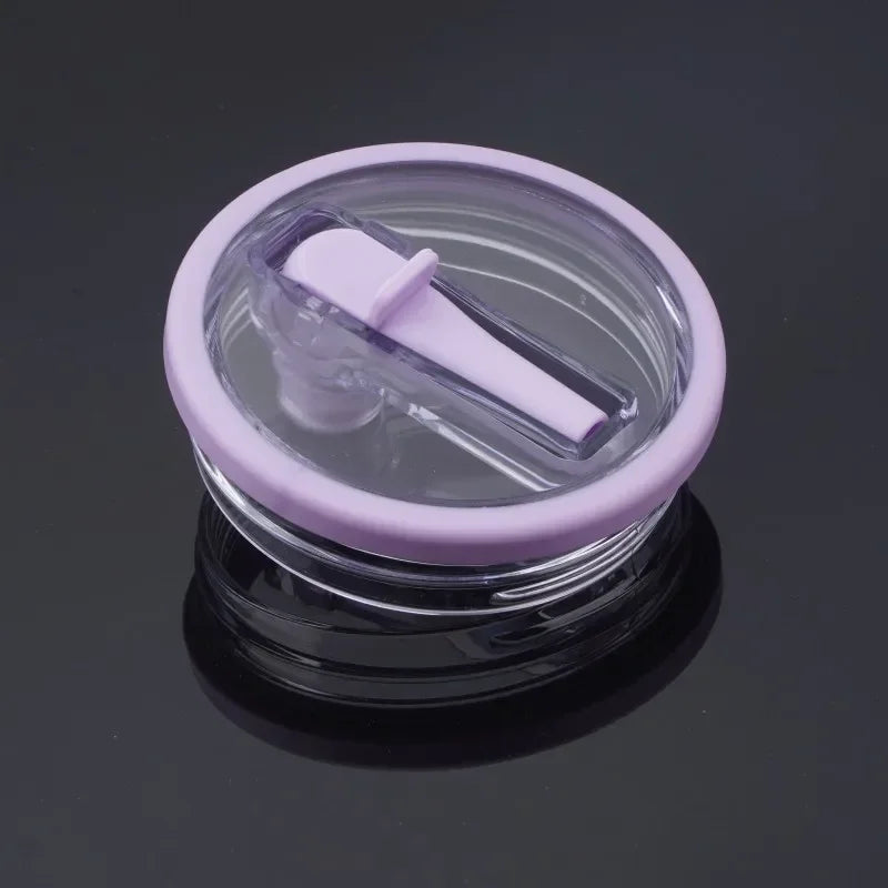 Stanley 40oz Spill-Proof Cup Cover – Replaceable Eco-Friendly Lid with Spiral Straw, Creative Cup Accessory