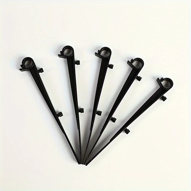 20-Pack Gutter Mesh Anchors & Universal Clamps – Eave Pins & Brush Clamps for Gutter Cleaning & Maintenance