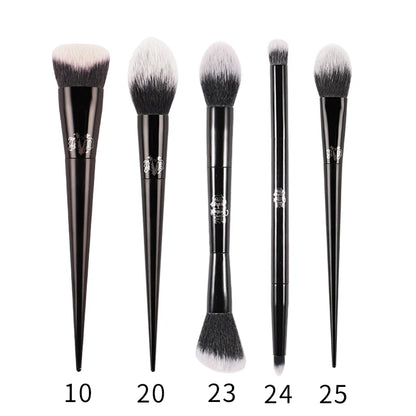 Kat Von D Makeup Brush Set – KVD Foundation, Blush, Highlight, Concealer, Powder & Eyeshadow Brushes Kit