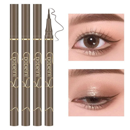 Waterproof Quick-Dry Liquid Eyeliner – Ultra-Fine Matte Black/Brown Long-Lasting Eye Makeup Gift