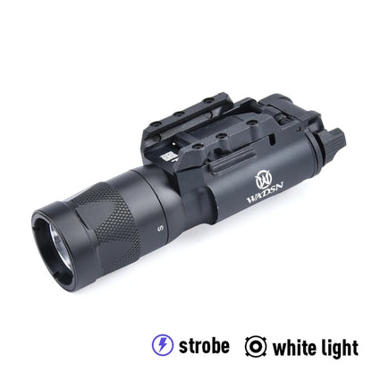 Tactical Surefire X300/X300U/X300V/XH35 LED Pistol Light – Metal Strobe, 20mm Rail Mount, Airsoft & Hunting Flashlight