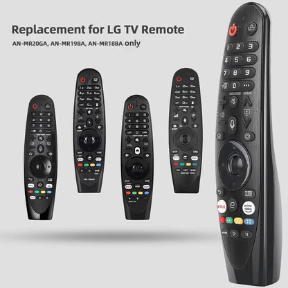 Voice Magic Remote AKB75855501 – Replacement for LG Smart TV (2018-2020), with Pointer Function, Compatible with AN-MR20GA, MR19BA, MR18BA
