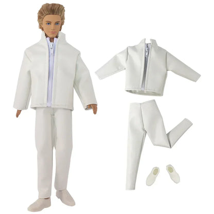 1 Set 12" Ken Doll Clothes — Leather Outfit with Multiple Styles to Choose From
