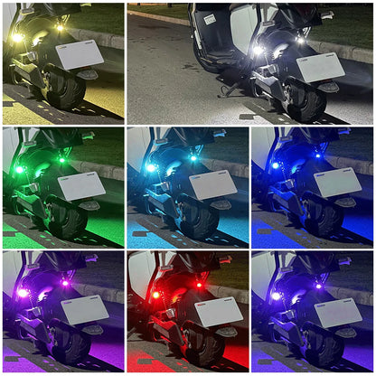 Wireless RGB LED Strobe Lights – Warning & Position Lights for Aircraft, Helicopters, and Motorcycles