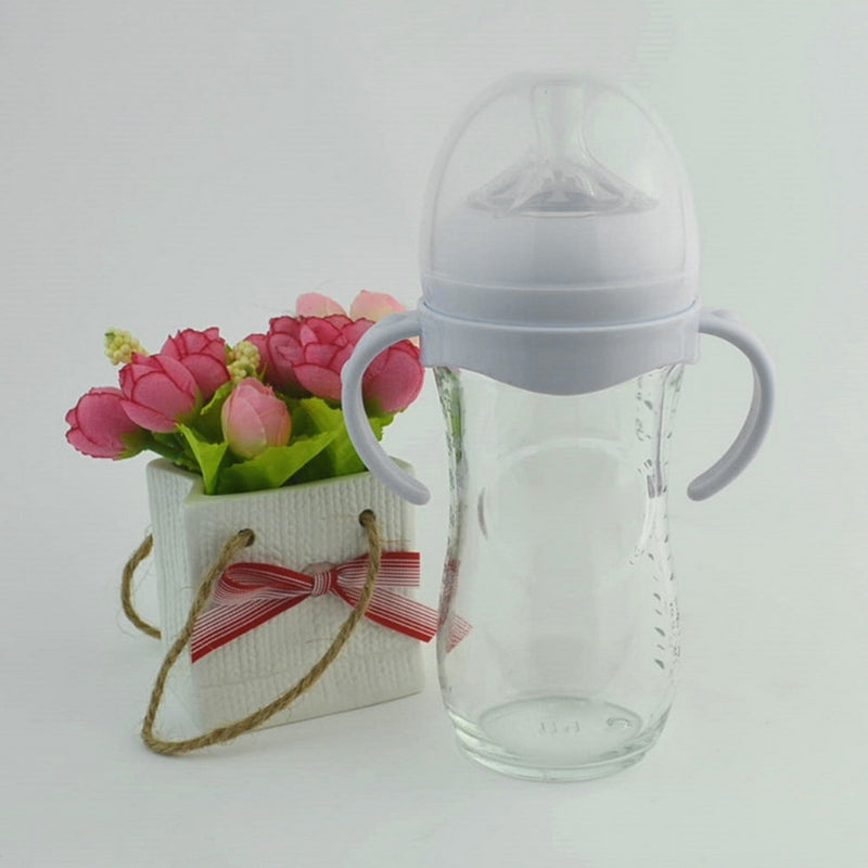 5Pcs/3Pcs/1Pc Baby Bottle Grip Handles – Hand Shank for Avent Natural Wide Mouth Feeding Bottles