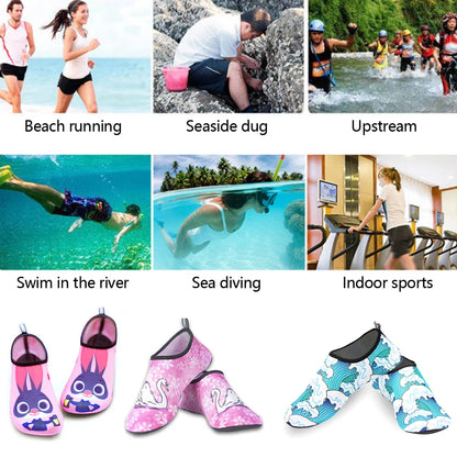 Women’s & Men’s Diving Shoes – Aqua Water Sport Socks, Barefoot Sneakers for Swimming, Surfing, Snorkeling, Fitness & Dance