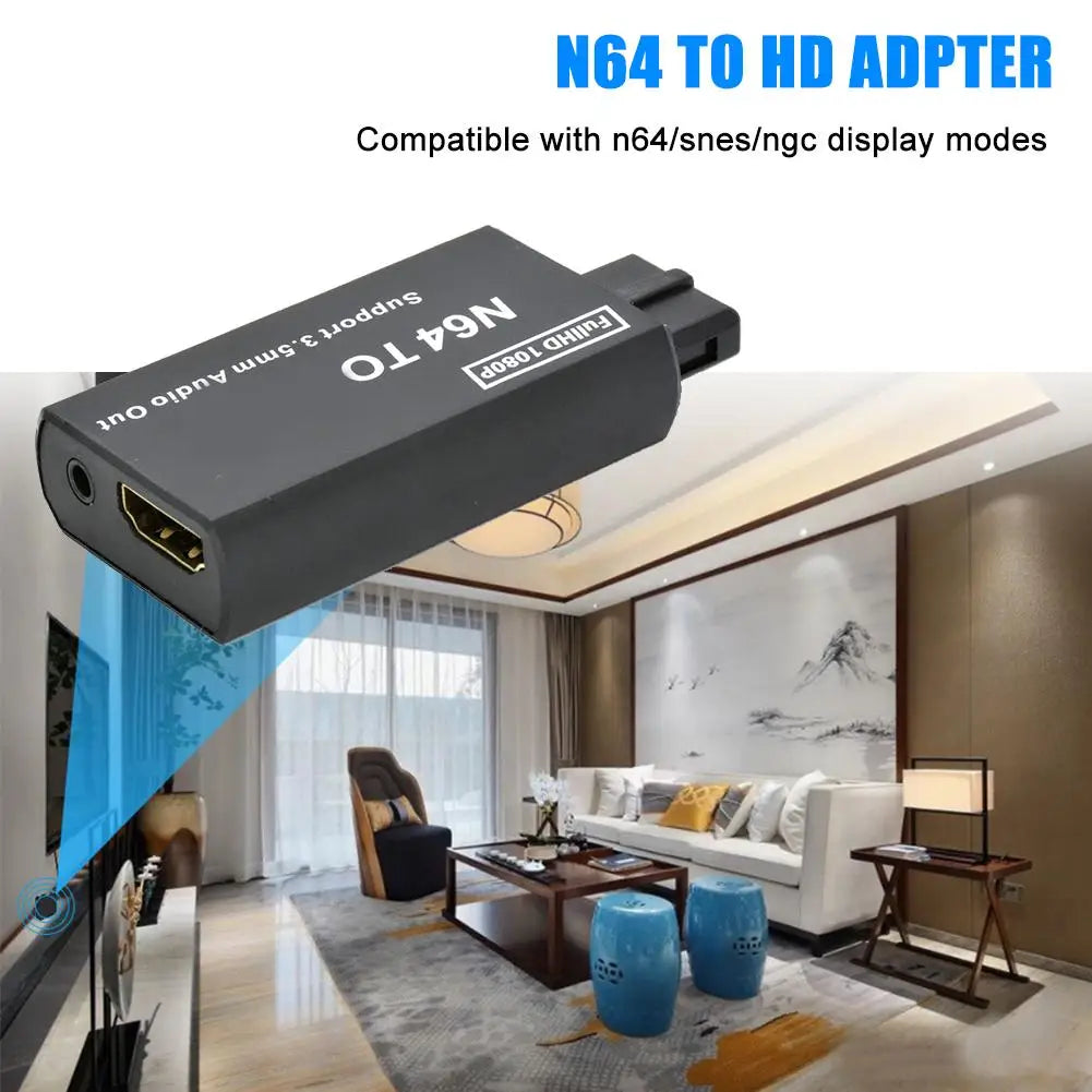 High-Quality HDMI Adapter for Gamecube & N64 – Compatible Converter Cable for N64, SNES, NGC