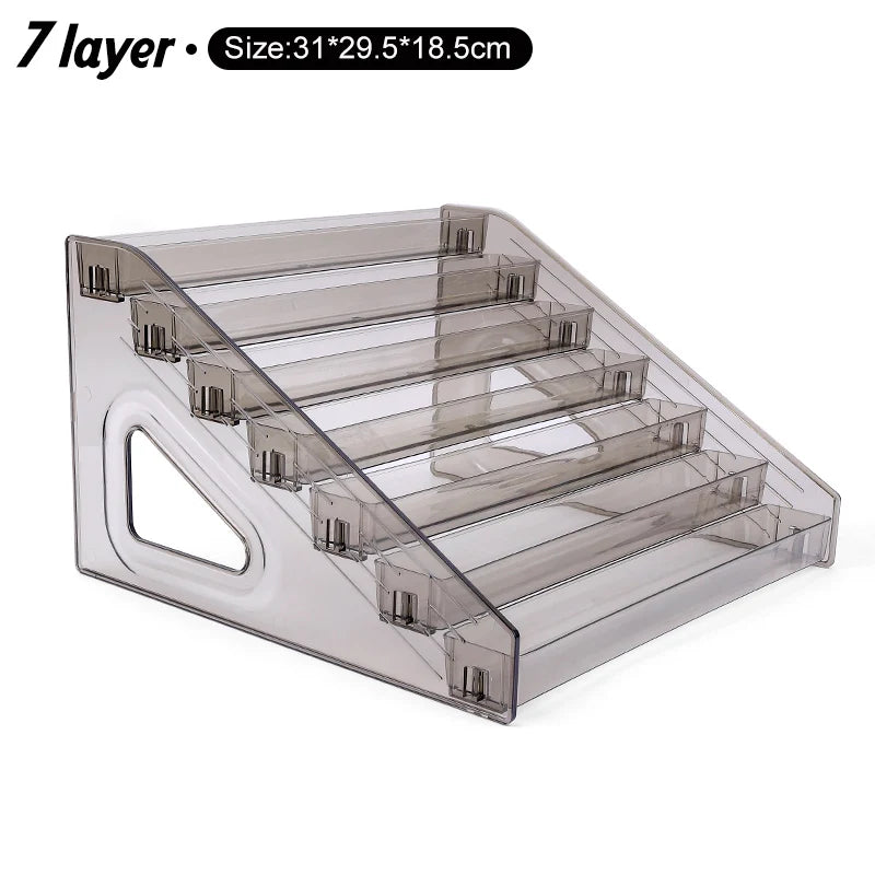 Acrylic Nail Polish Display Organizer – 3/4/5/6/7 Layer Clear Cosmetic & Jewelry Rack Holder