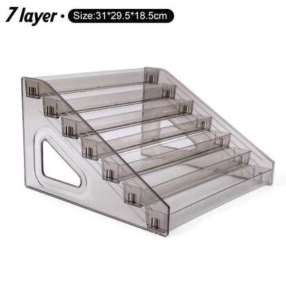 Acrylic Nail Polish Display Organizer – 3/4/5/6/7 Layer Clear Cosmetic & Jewelry Rack Holder
