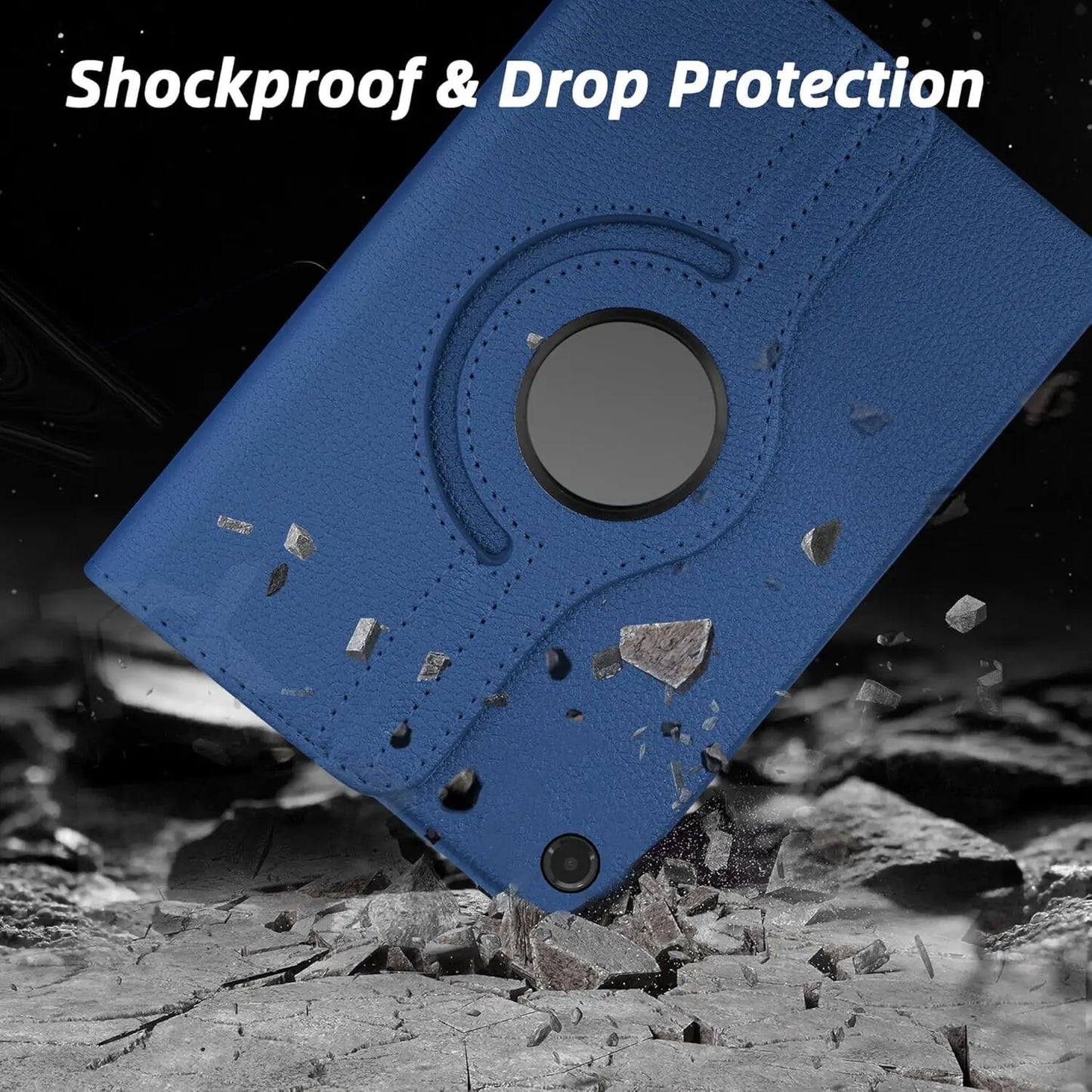 Redmi Pad 2 11″ 2025 Case — PU 360° Rotating Stand with Sleep/Wake Function Cover